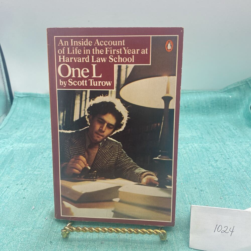 One L By Scott Turow Paperback Book 1981 Reprinted